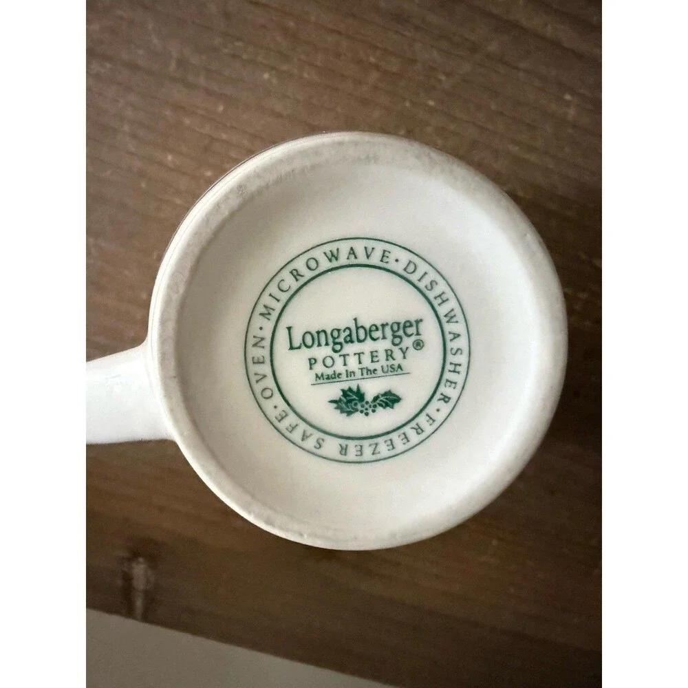 Longaberger mug holly excellent